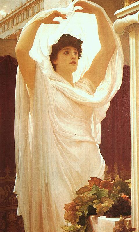 Lord Frederic Leighton Invocation oil painting image